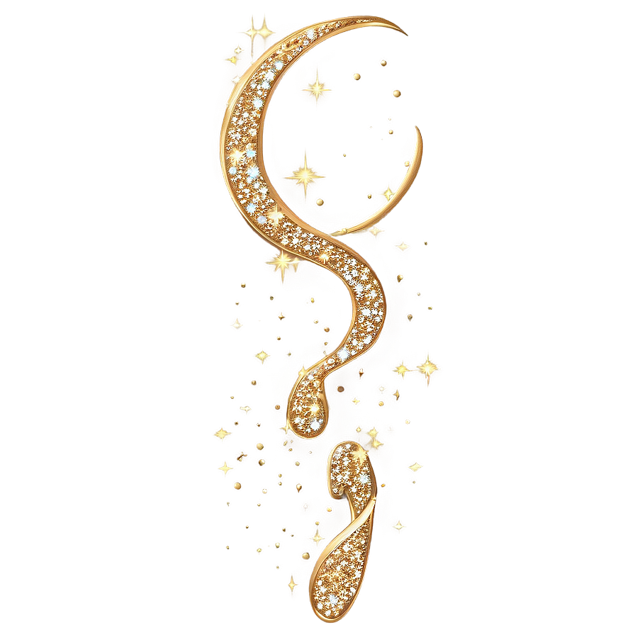 Gold Glitter Magic Png 32