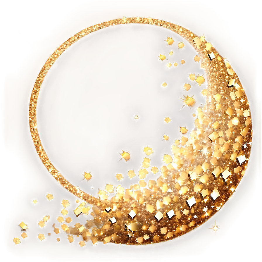 Gold Glitter Sparkle Sphere Png Jvv85