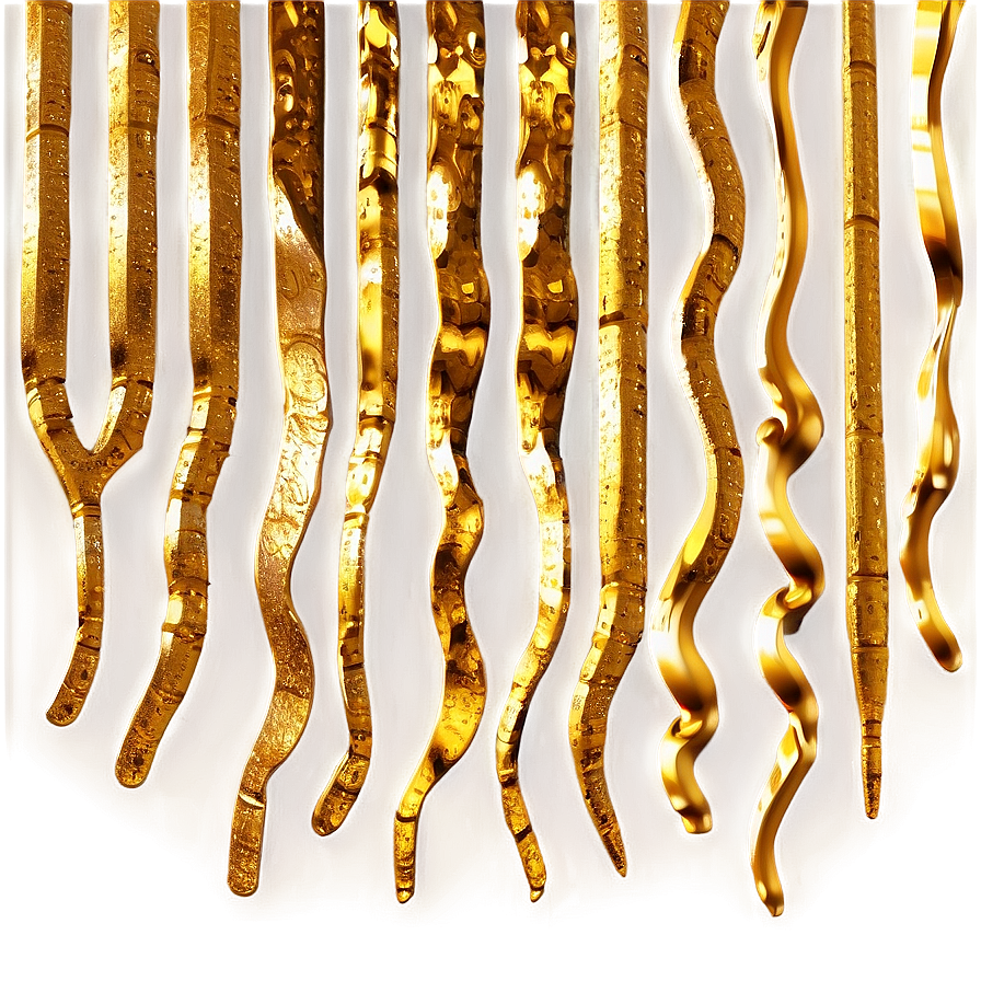 Gold Glitter Stream Png Mul88