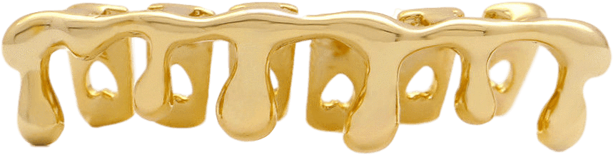 Custom Fit Gold Teeth Grills - Grillz Honey, HD Png Download PNG with transparent background