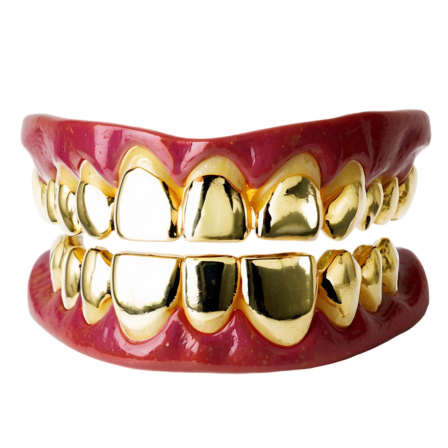 Gold Grillz For Costume Parties Png Uxb90