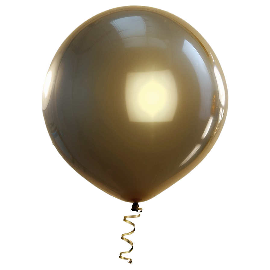 Gold Helium Balloon Png Cop87