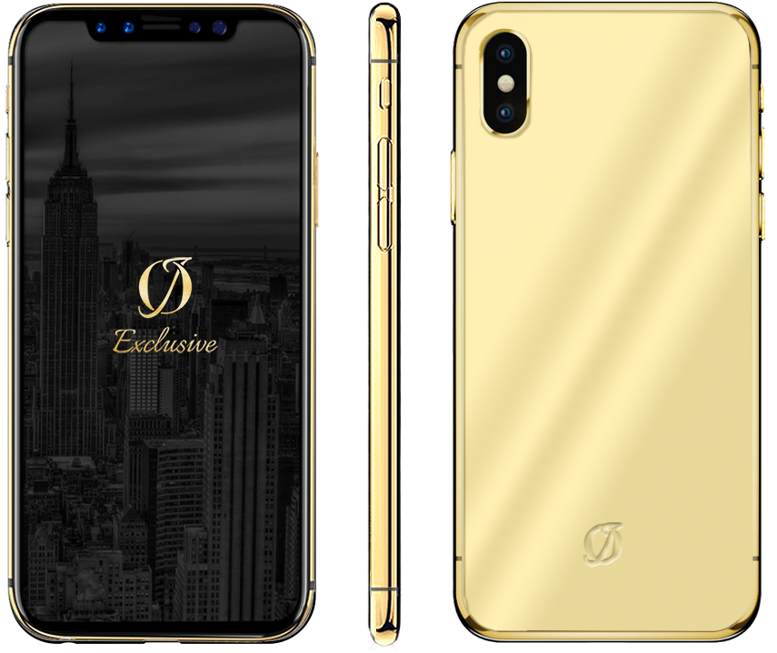 Gold Iphone X Case, HD Png Download PNG with transparent background
