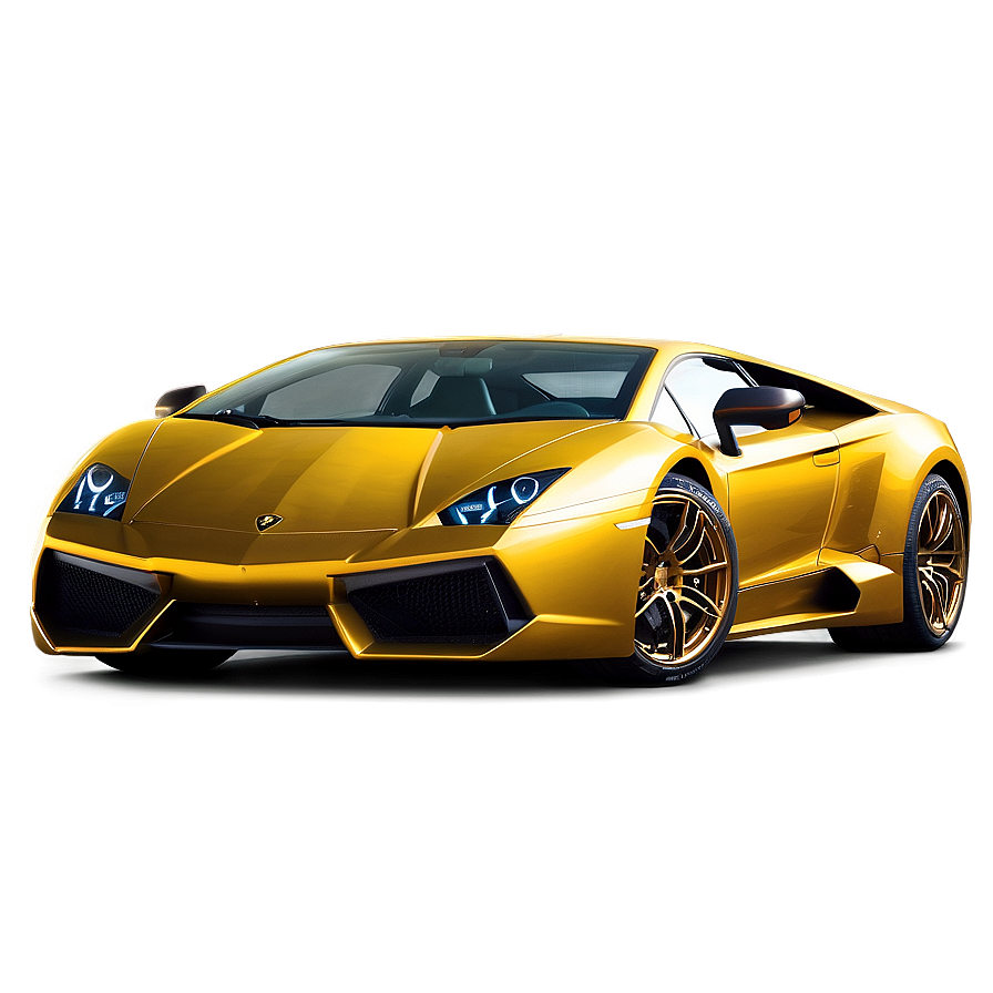 Gold Lamborghini Png Bbj71