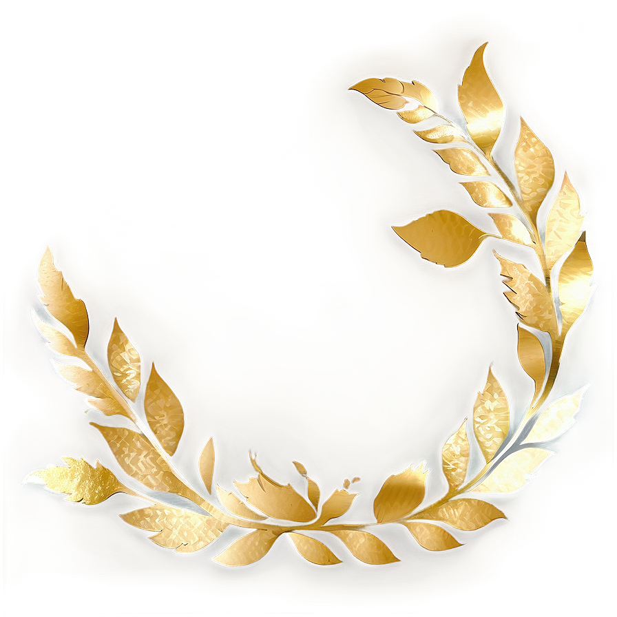 Gold Leaf Design Png Jjr46