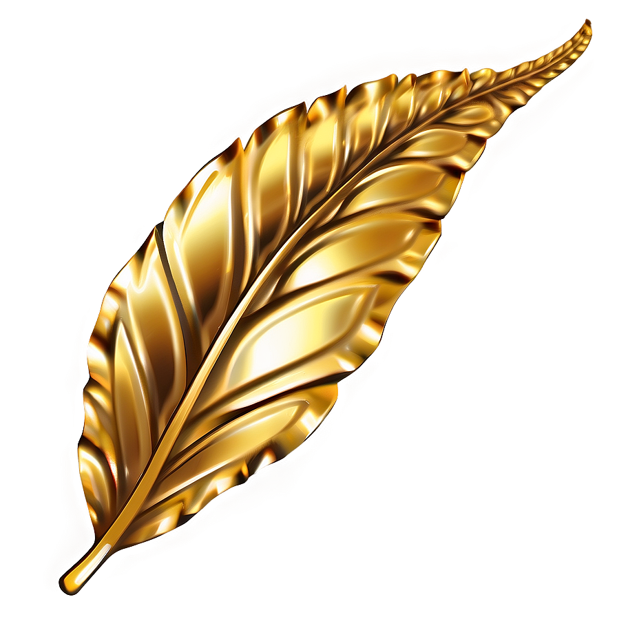 Gold Leaves Clipart Png Jhd