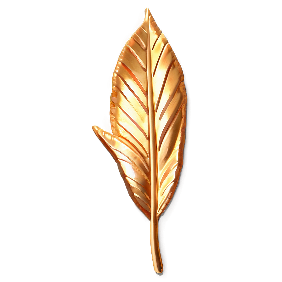 Gold Leaves Craft Png 2