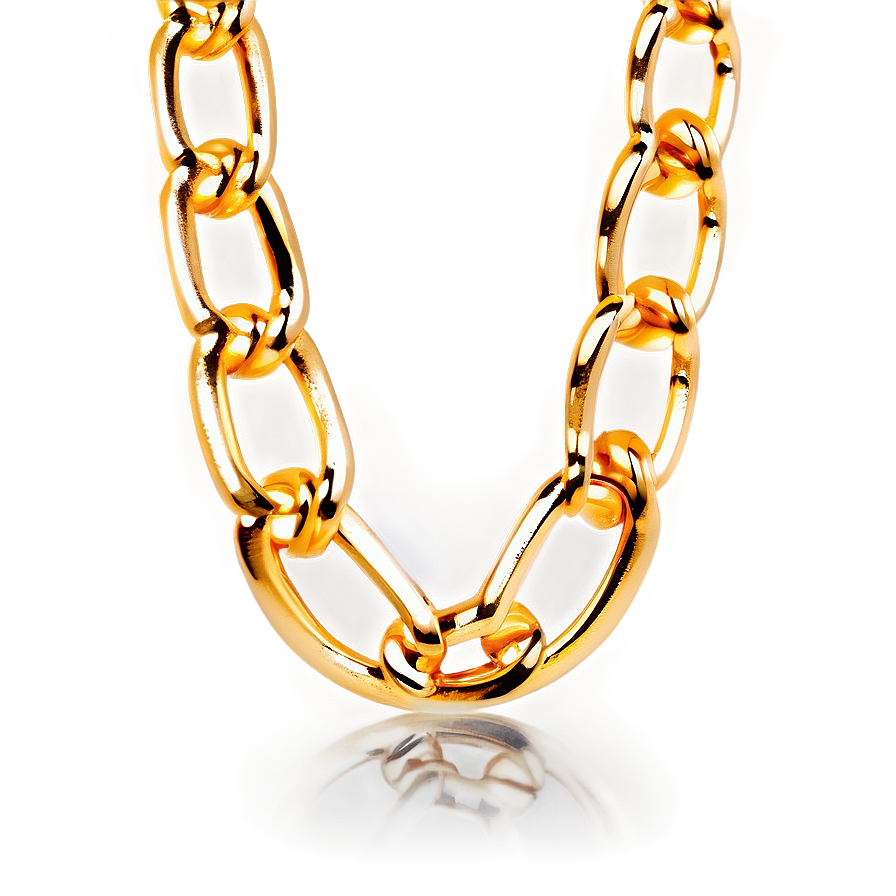 Gold Link Chain Png 4