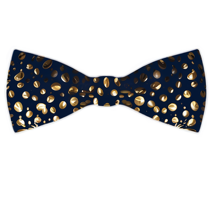 Gold Luxury Bow Tie Png 05252024