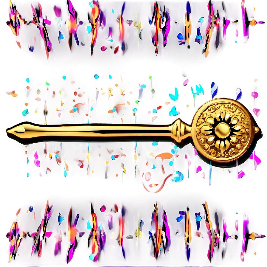 Gold Magic Wand Png Hvc95