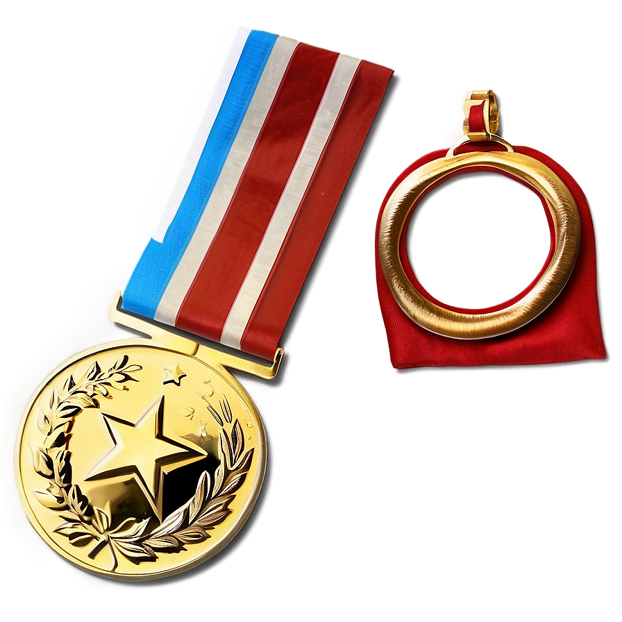Gold Medal of Honor PNG 06212024 PNG image with a transparent background, free high-resolution download