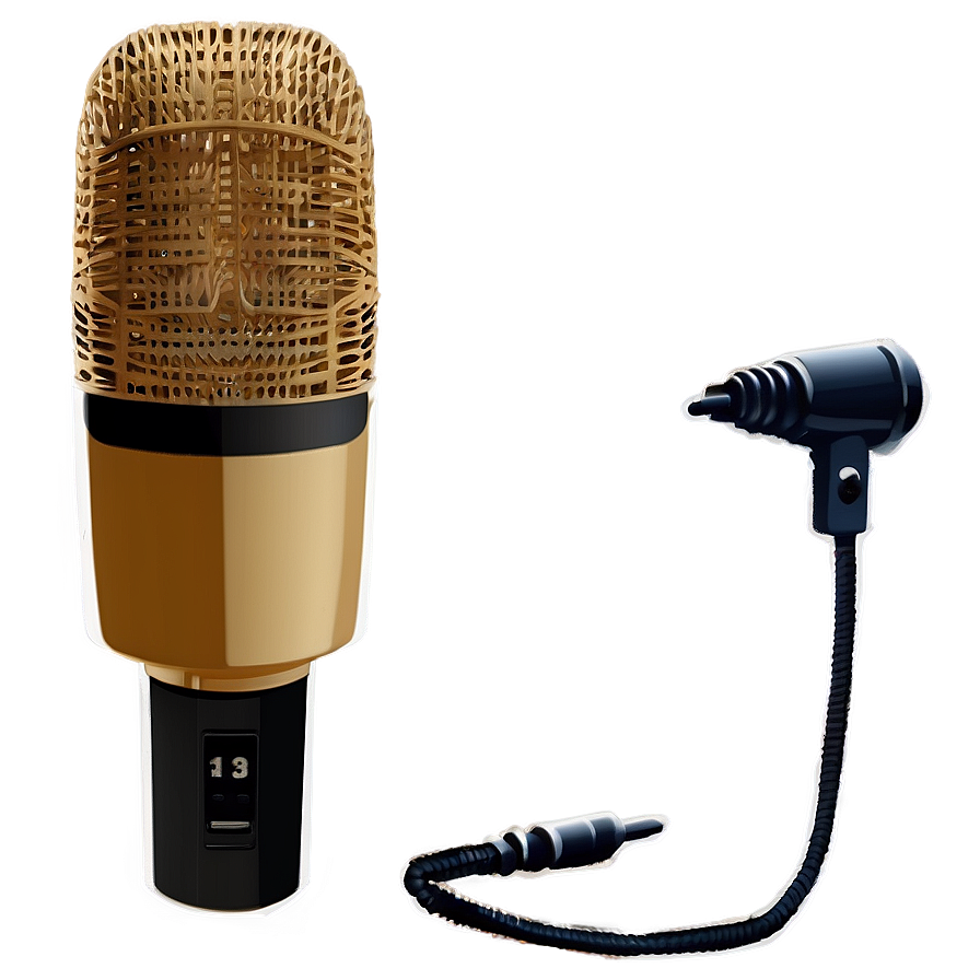 Gold Microphone Png Lar79