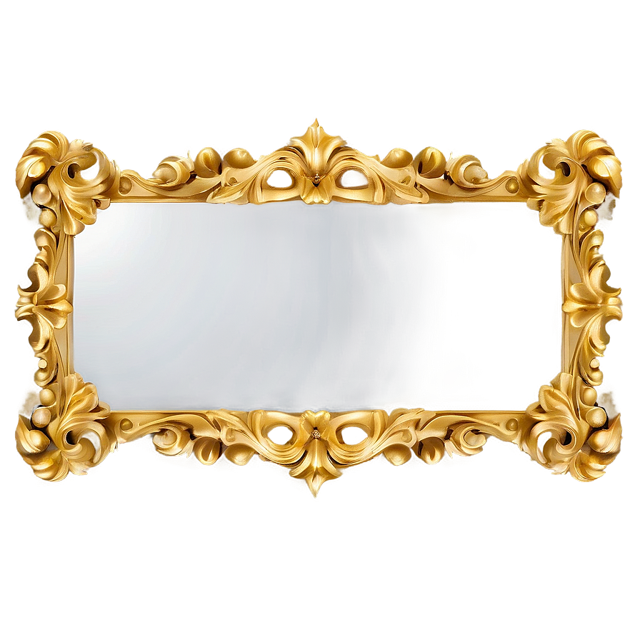 Gold Mirror Frame Png 82