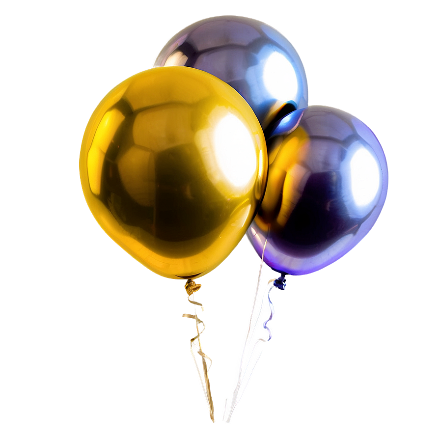 Gold Mylar Balloon Png 67