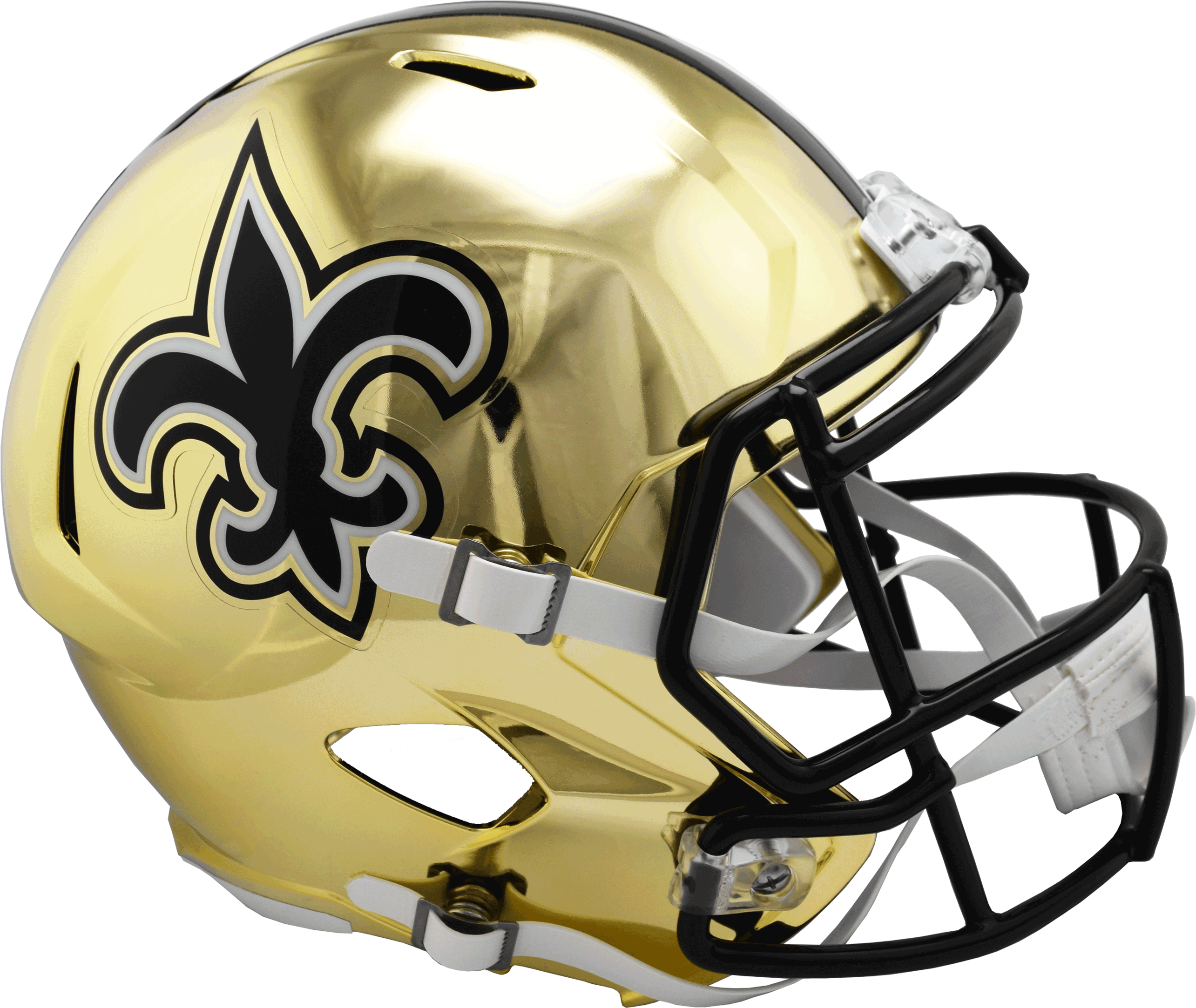 Gold New Orleans Football Helmet