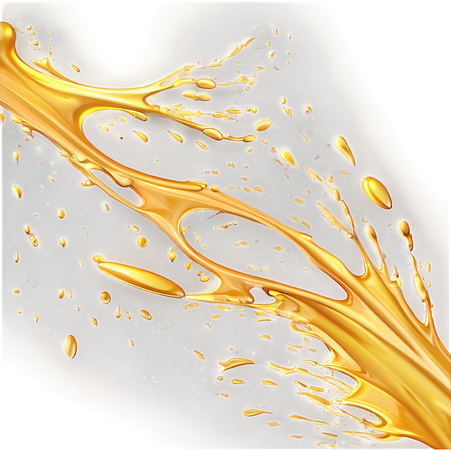 Gold Paint Splash Png 29