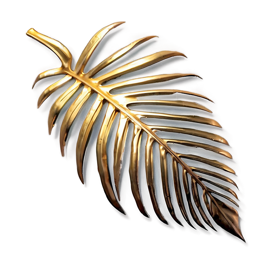 Gold Palm Leaves Png Kxe