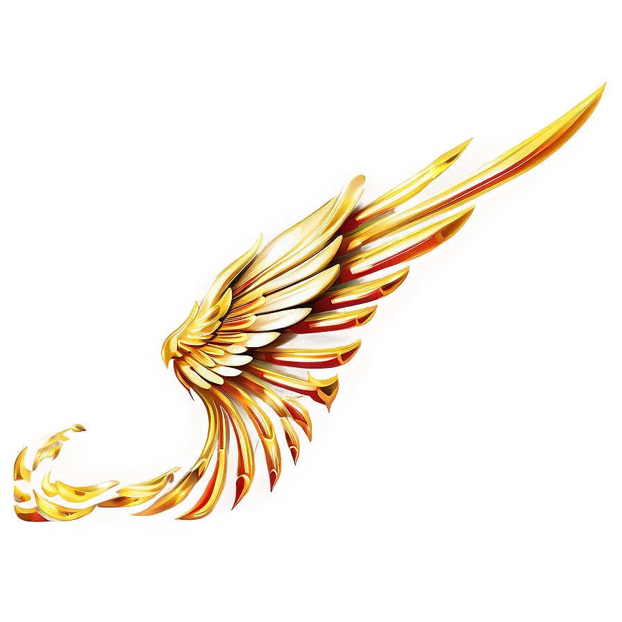 Gold Phoenix Wing Png Ijr