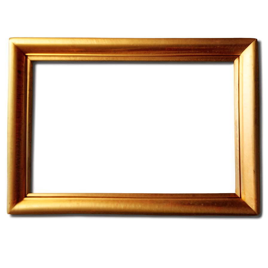 Gold Photo Frame PNG 36 PNG image with a transparent background, free high-resolution download