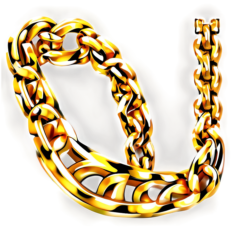 Gold Plated Chain Png Wqt