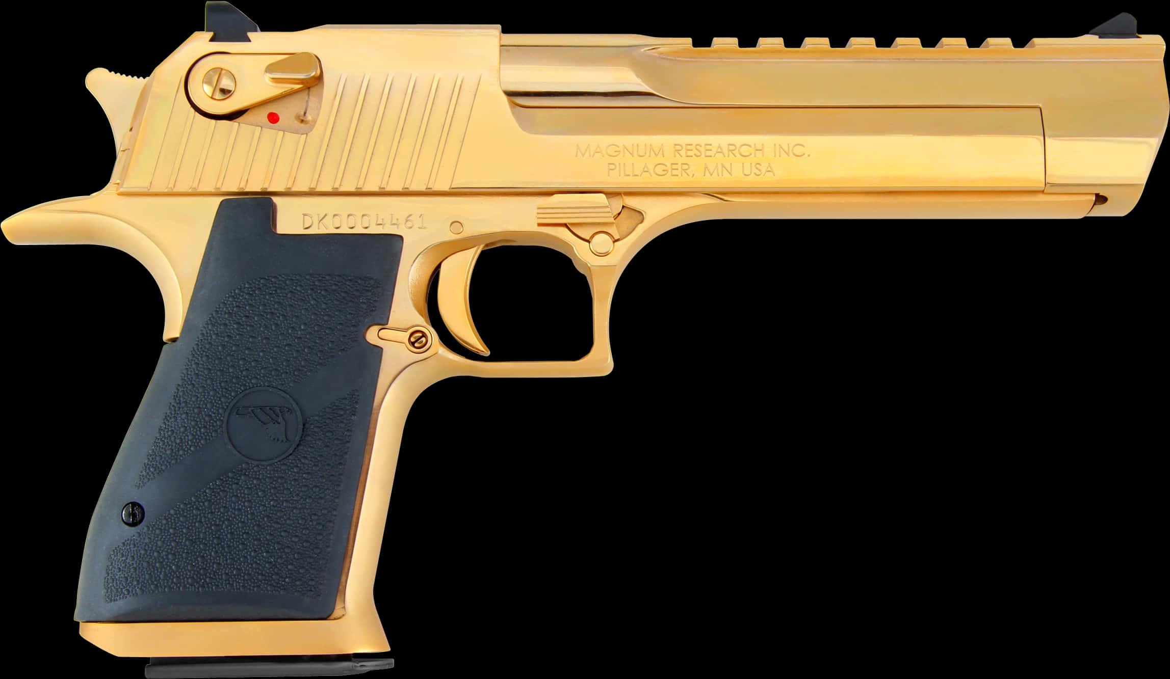 Gold Plated Desert Eagle Pistol