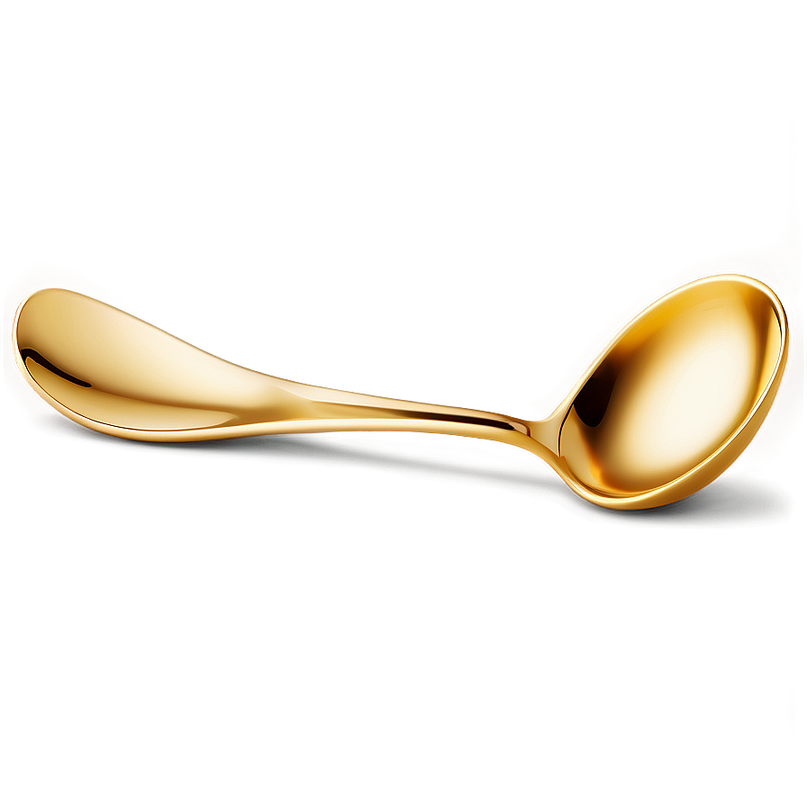 Gold Plated Spoon Png Fgu43