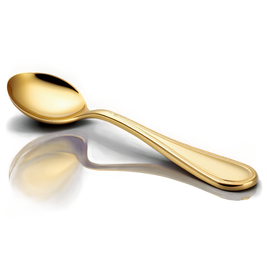 Gold Plated Spoon Png Lor27