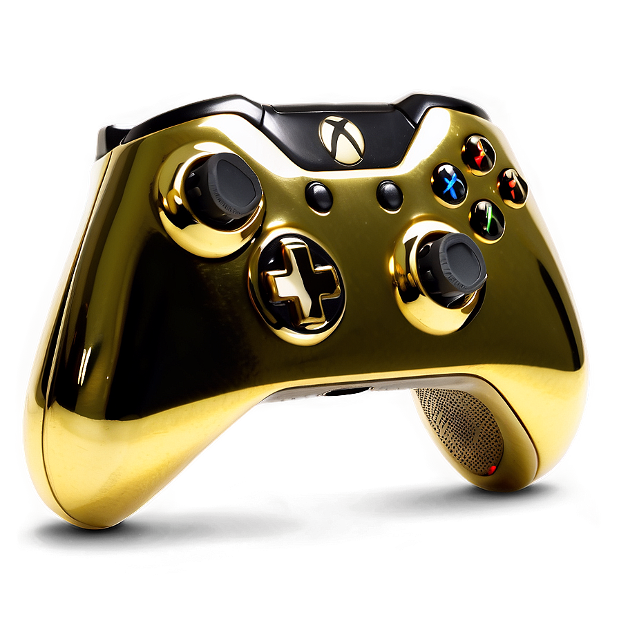 Gold Plated Xbox Controller Png Rtv20