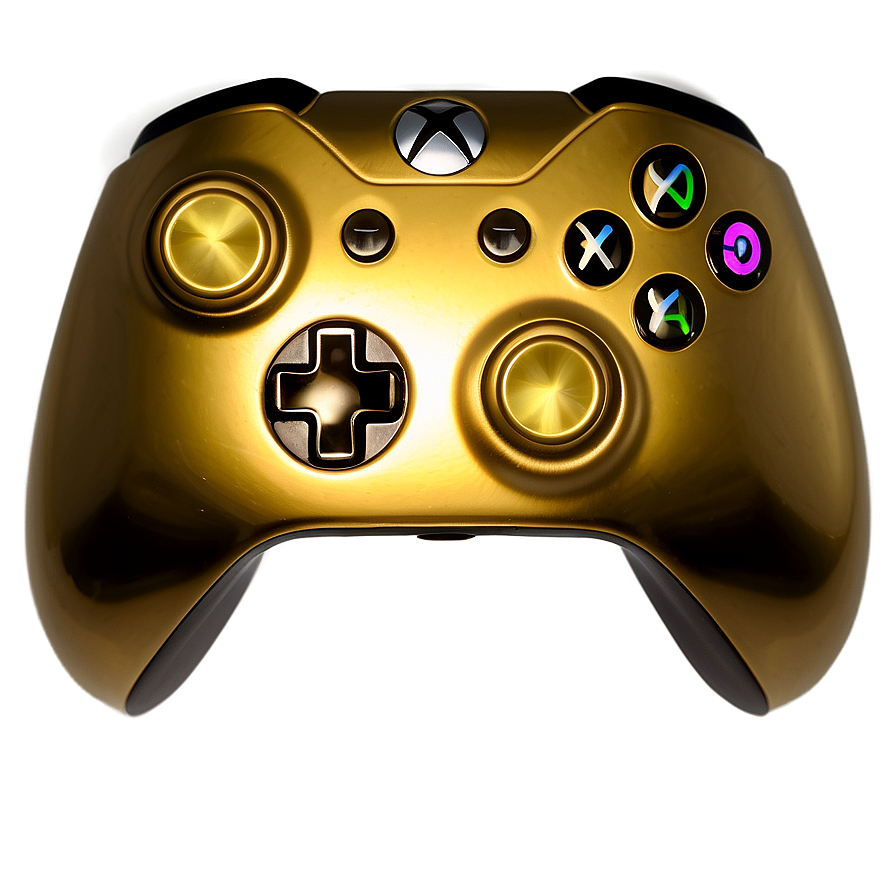 Gold Plated Xbox Controller Png Wnv