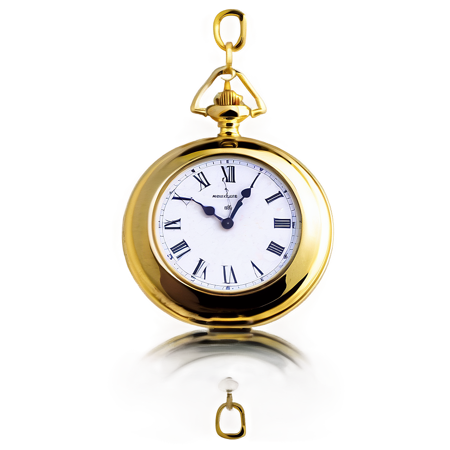 Gold Pocket Watch Png Byr