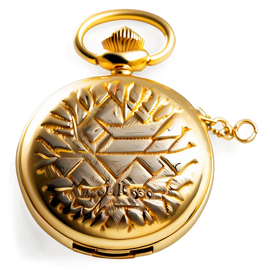 Gold Pocket Watch Png Dlm