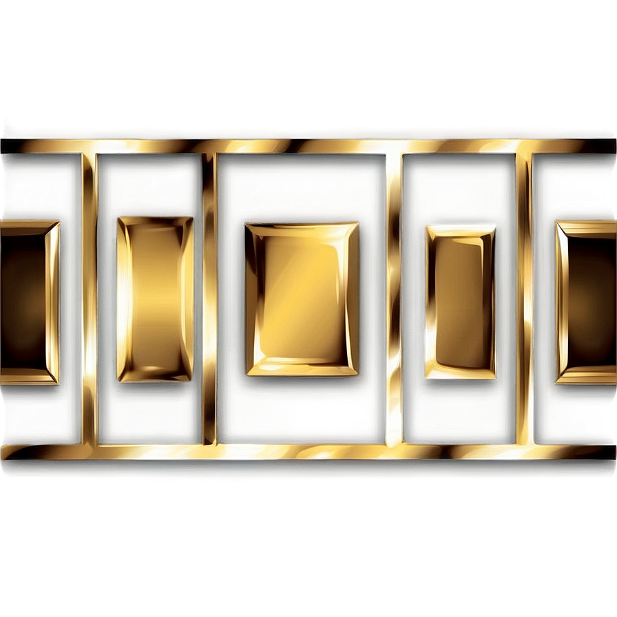 Gold Rectangle Background Png Myt42