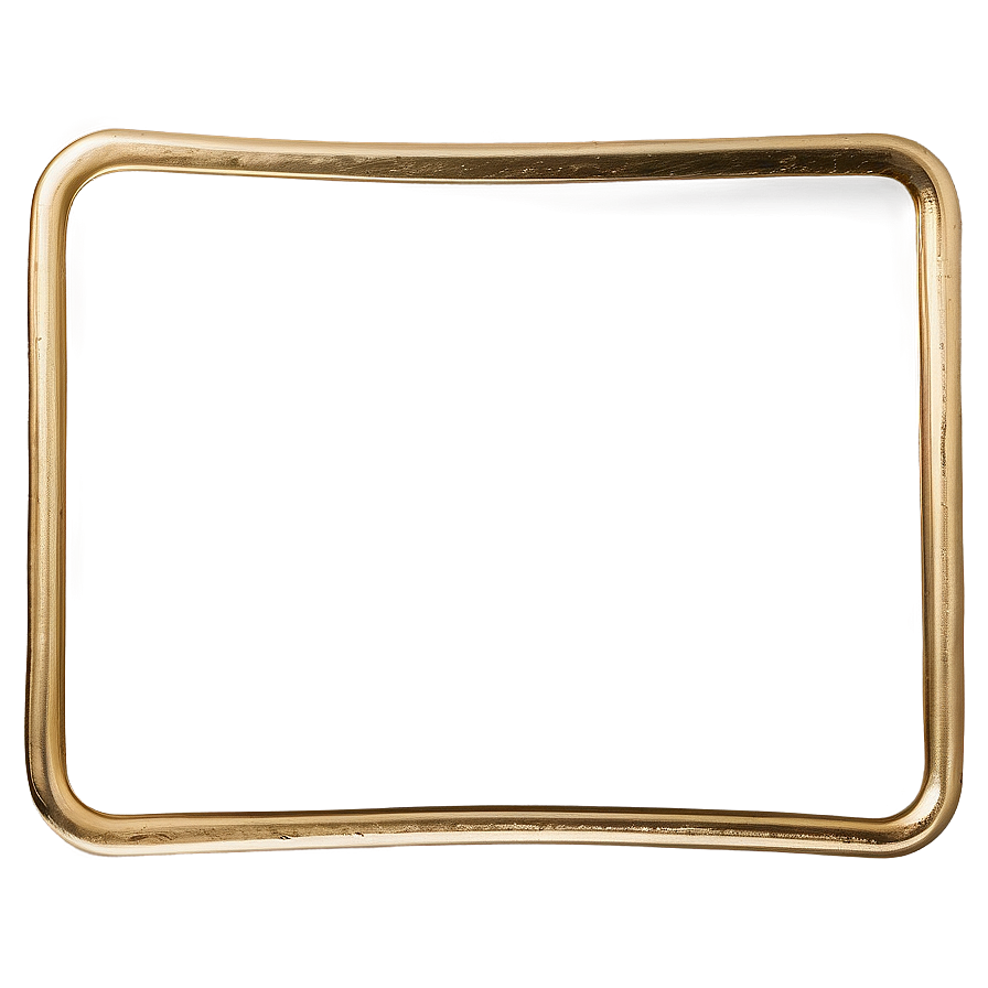 Gold Rectangle Shape Png 18