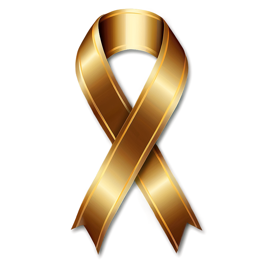 Gold Ribbon Award PNG ayq PNG with transparent background