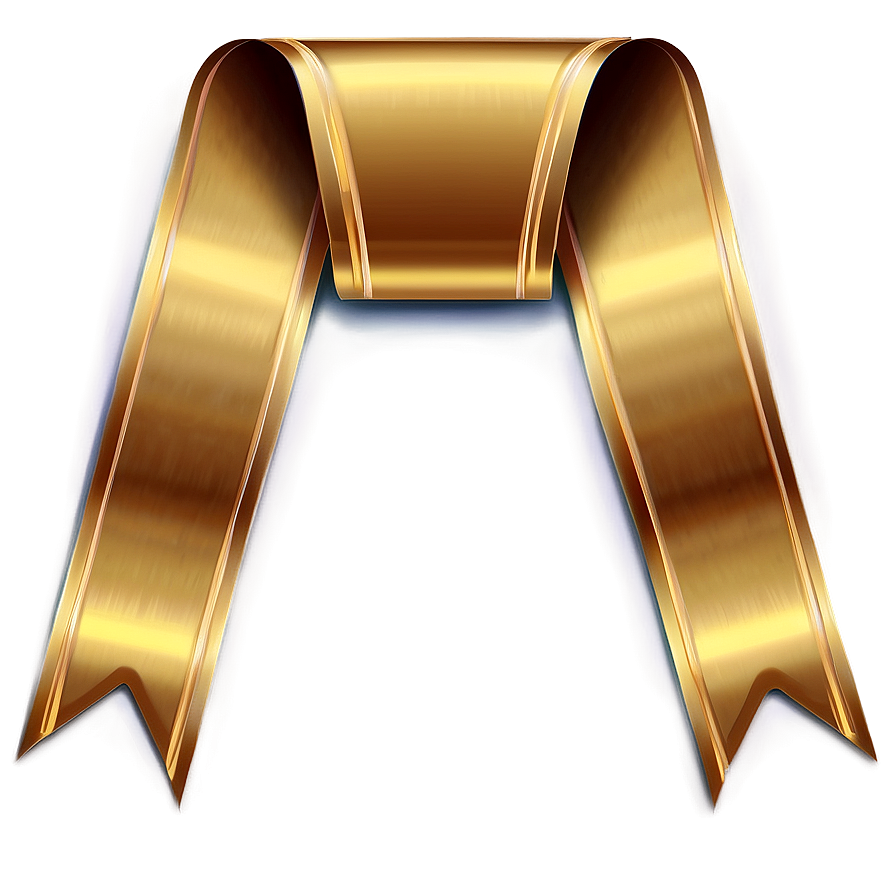 Gold Ribbon Banner Png 31