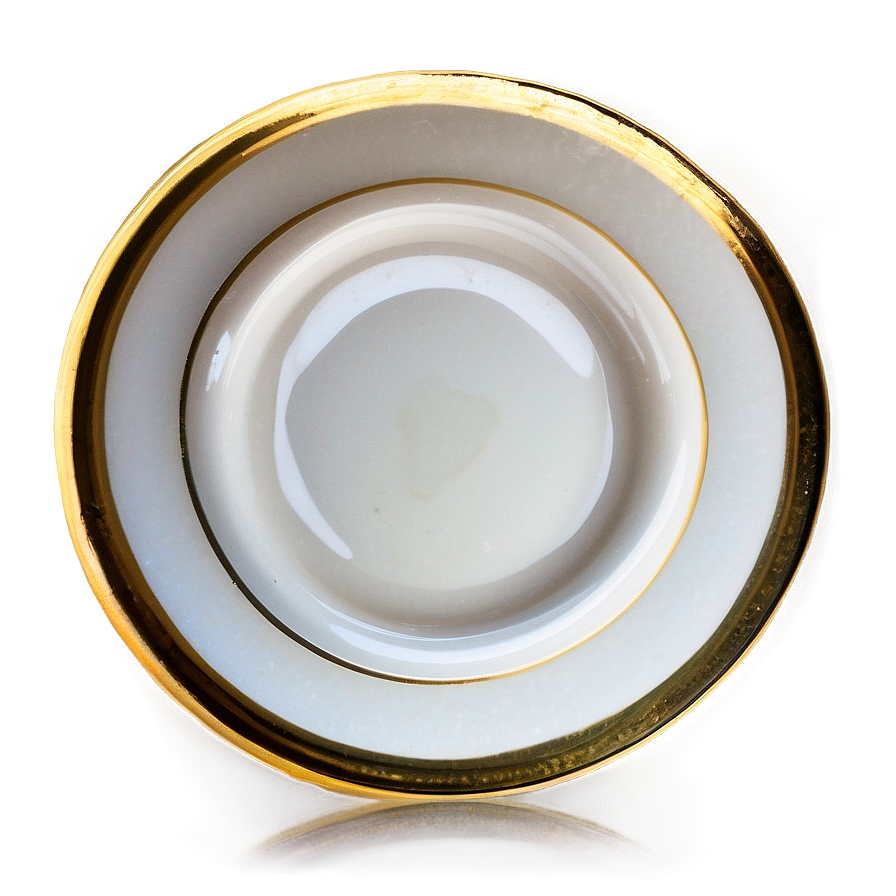 Gold Rimmed Plates Png Lao87