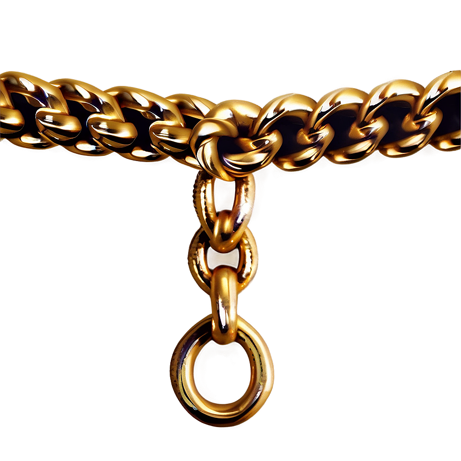 Gold Rope Chain PNG 1 PNG with transparent background