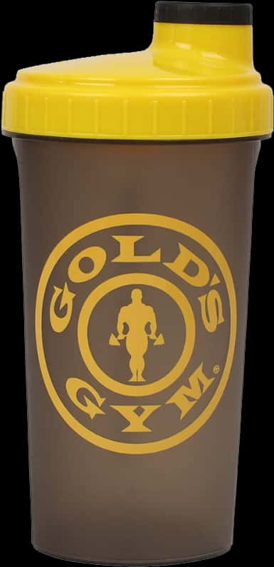 Gold's  Gym  Protein  Shaker  Bottle PNG with transparent background