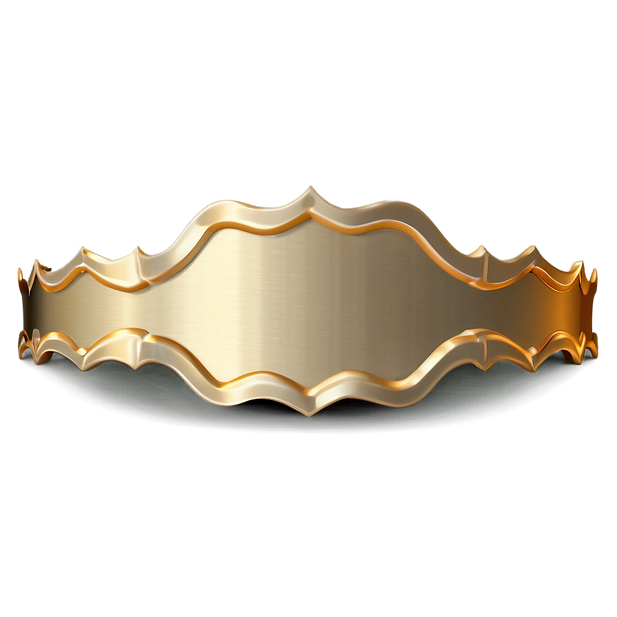 Gold Scallop Edge Png 06262024