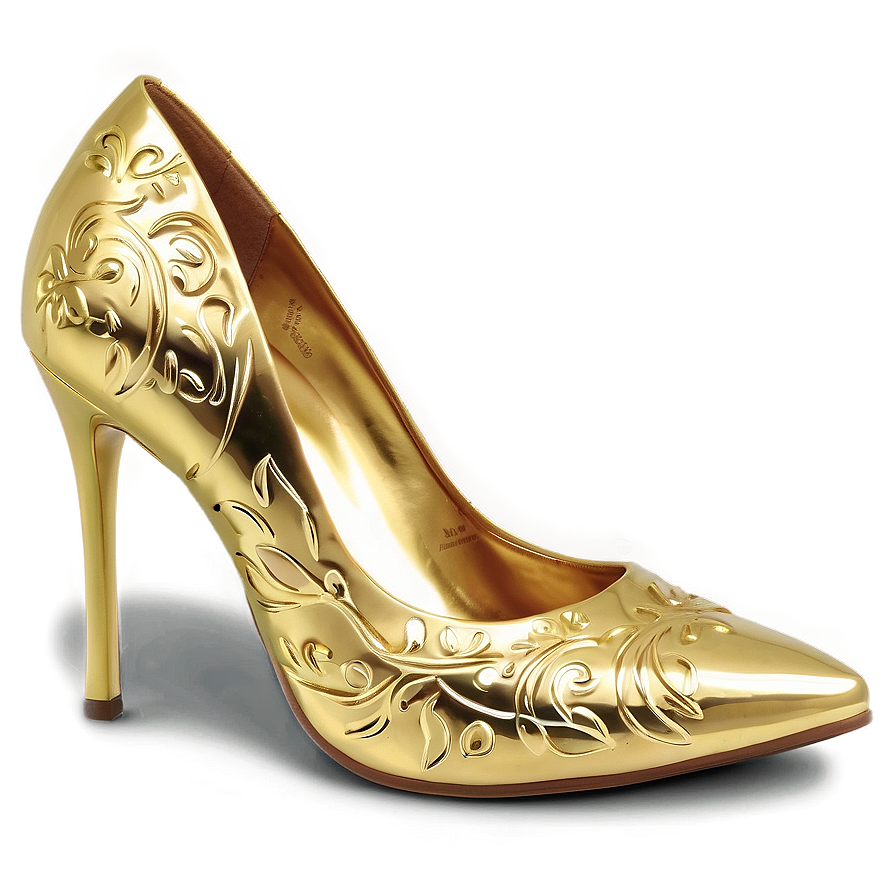 Gold Shoe Png Bqb78