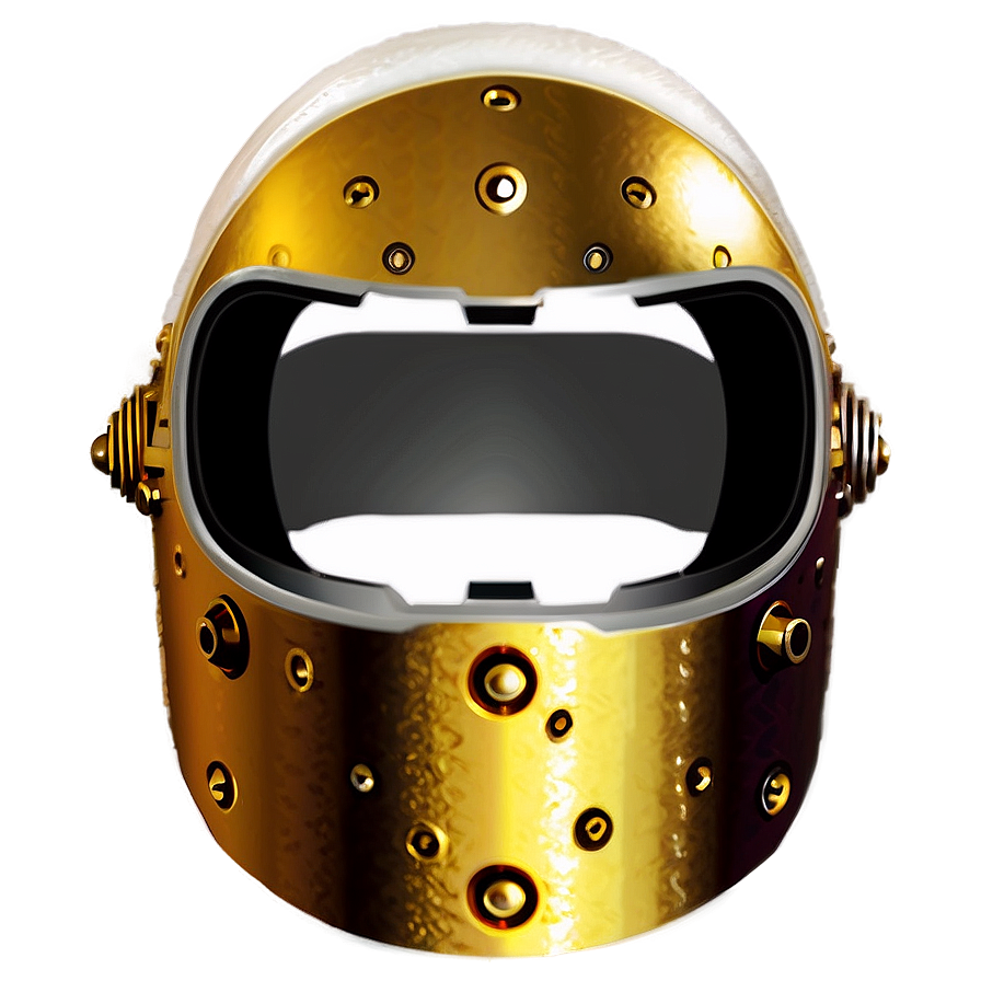 Gold Space Helmet Png Oih