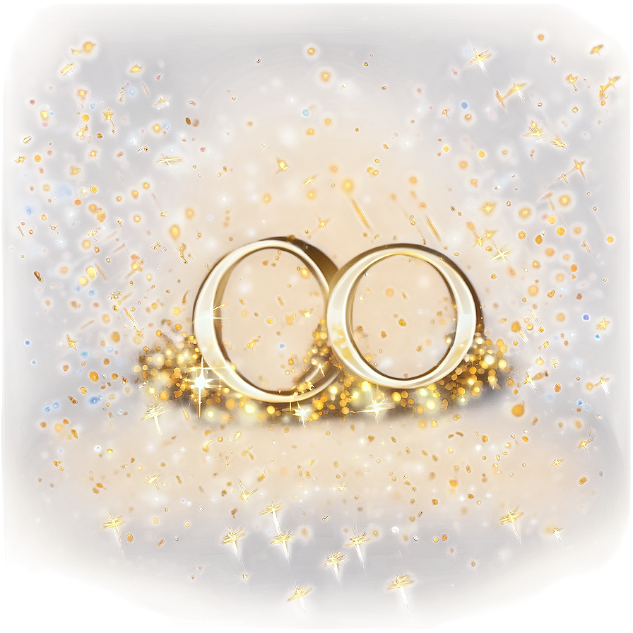 Gold Sparkle Bokeh Png 06122024