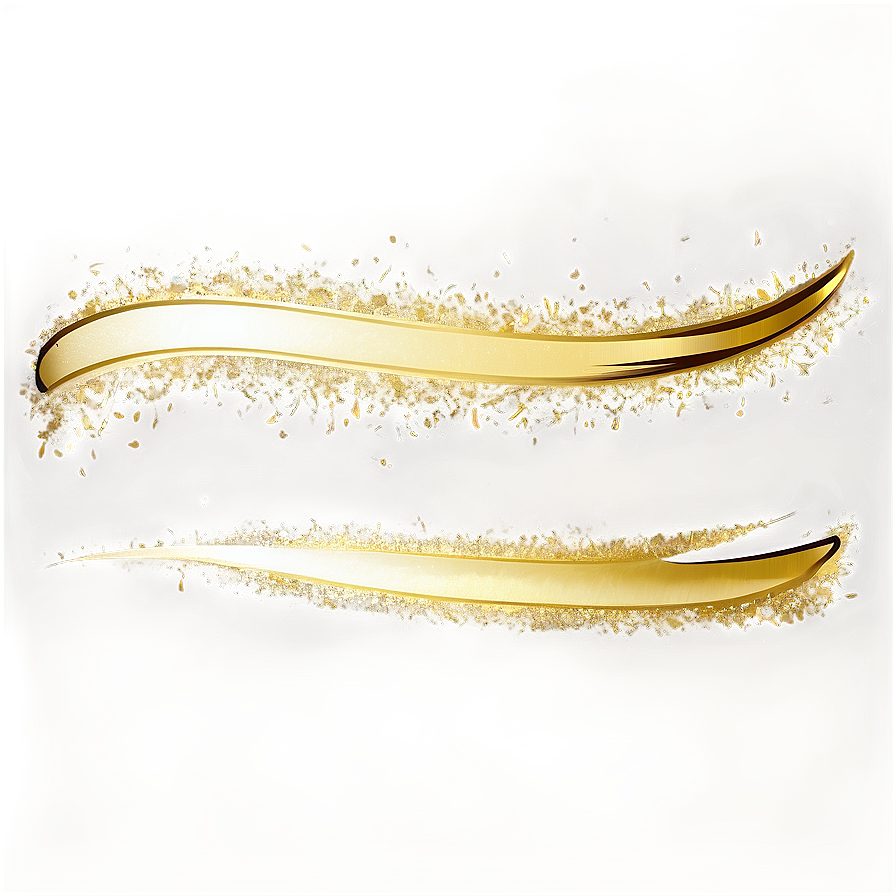 Gold Sparkle Brush Stroke PNG 62 PNG with transparent background