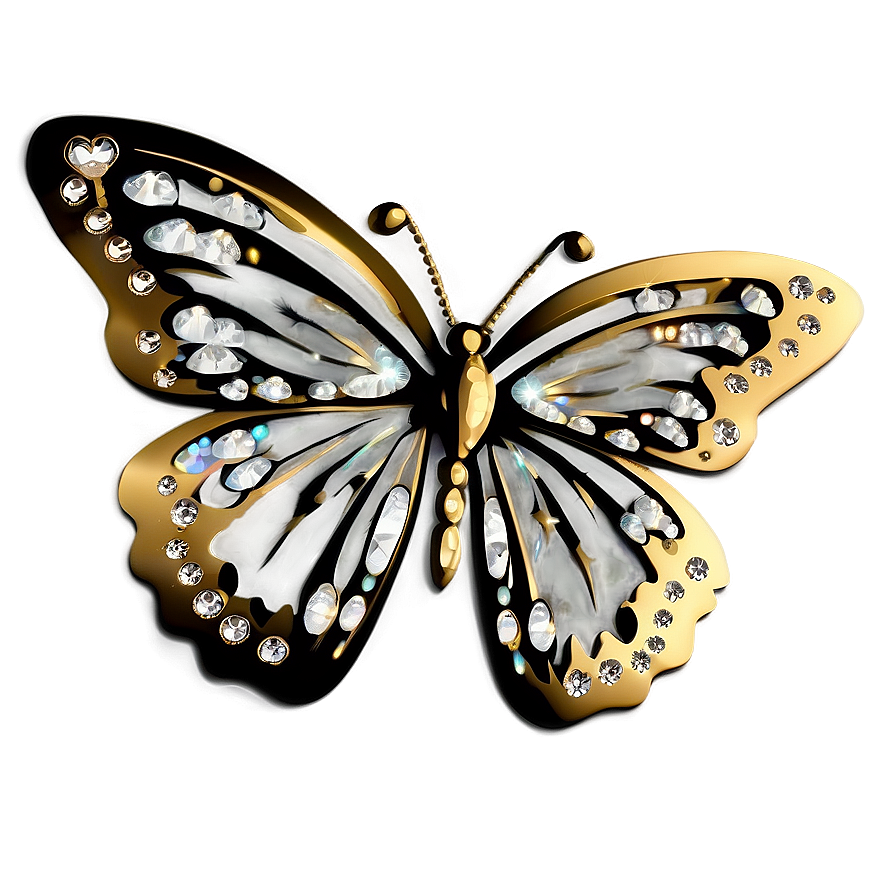 Gold Sparkle Butterfly Png Ikr43