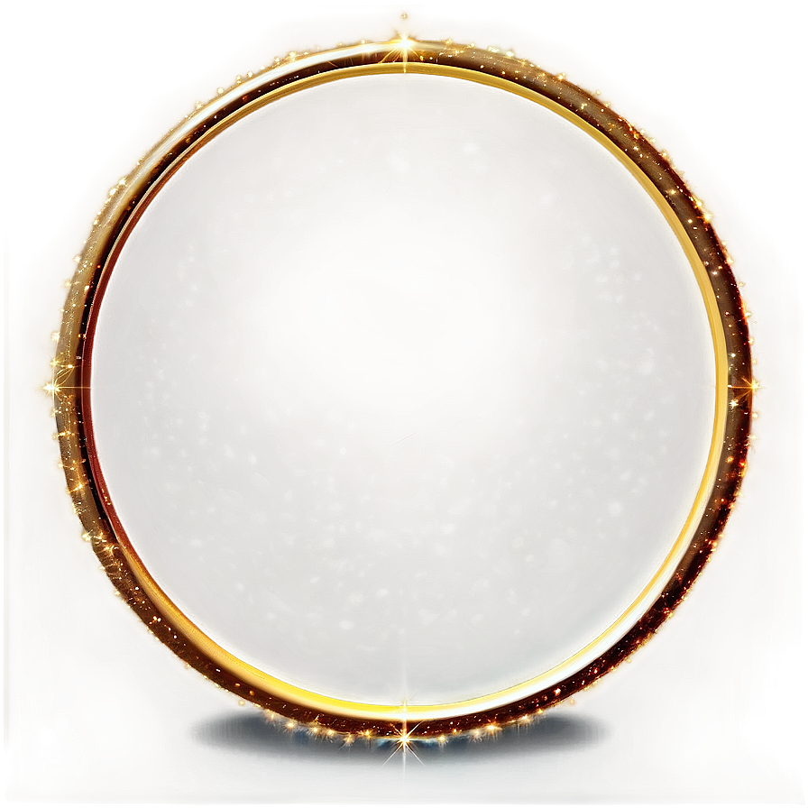 Gold Sparkle Circle PNG 68 PNG with transparent background