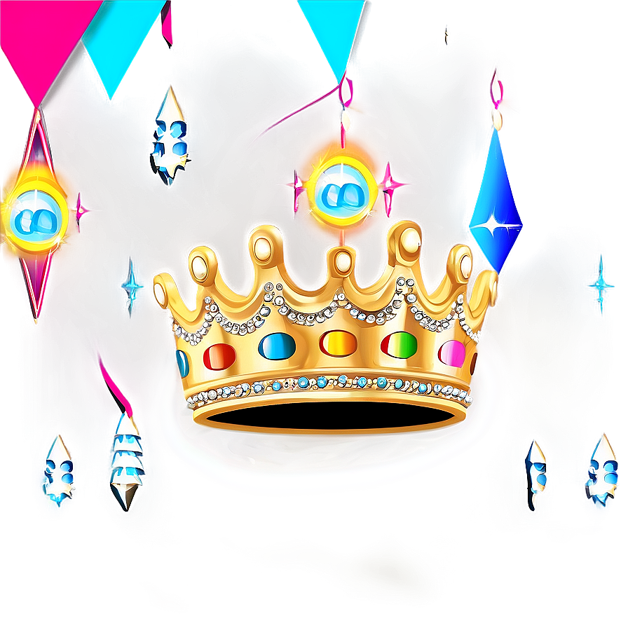 Gold Sparkle Crown PNG 06122024 PNG with transparent background