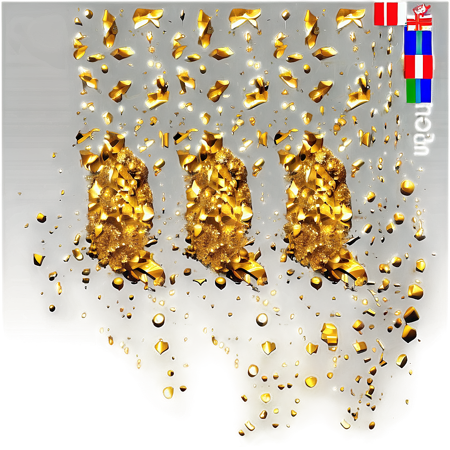 Gold Sparkle Dust Png 28