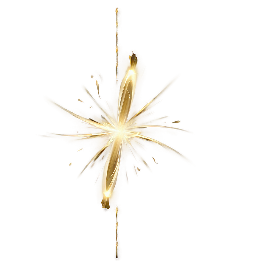 Gold Sparkle Light Png 4