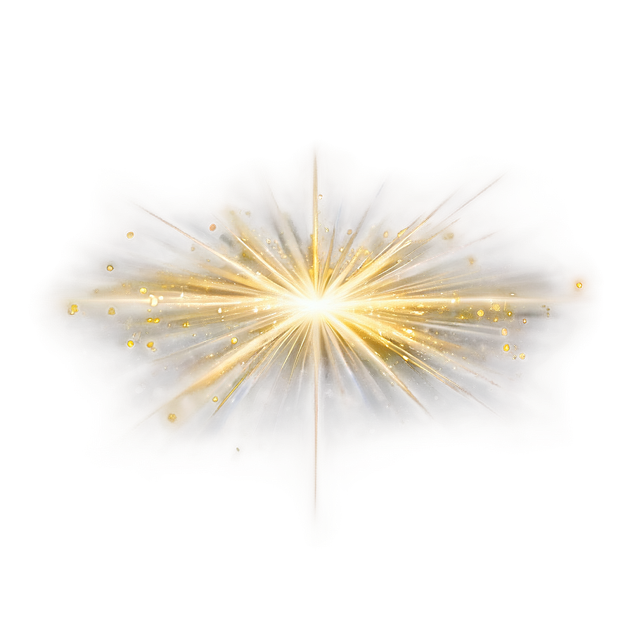 Gold Sparkle Light Rays Png 21