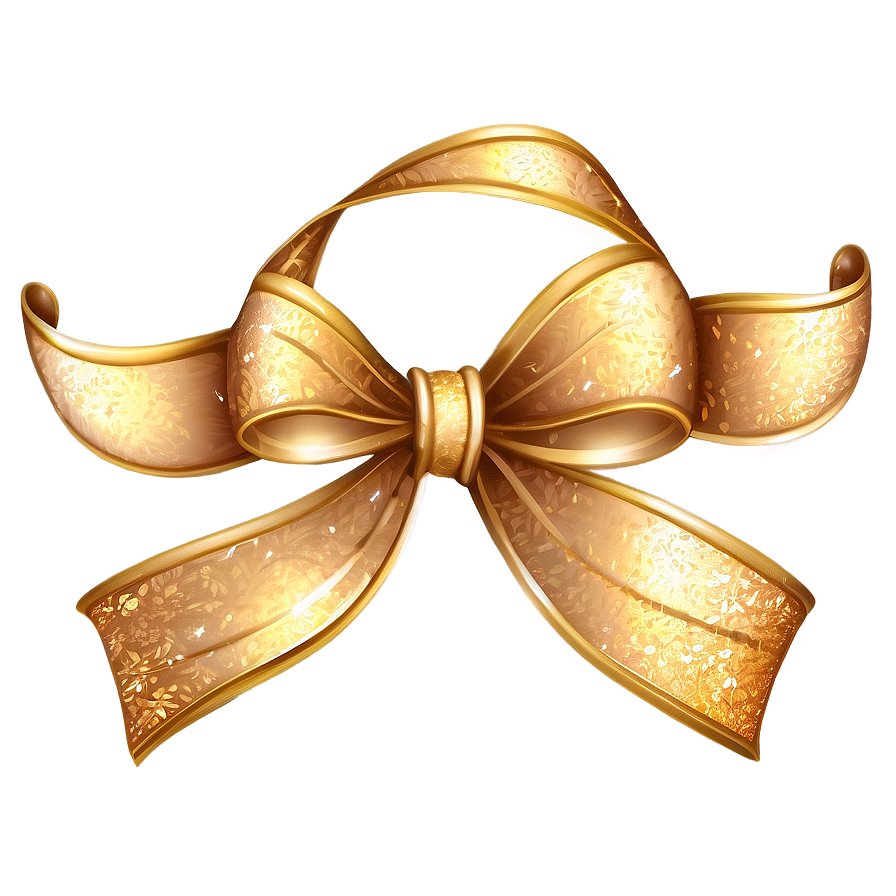 Gold Sparkle Ribbon Png Fri29